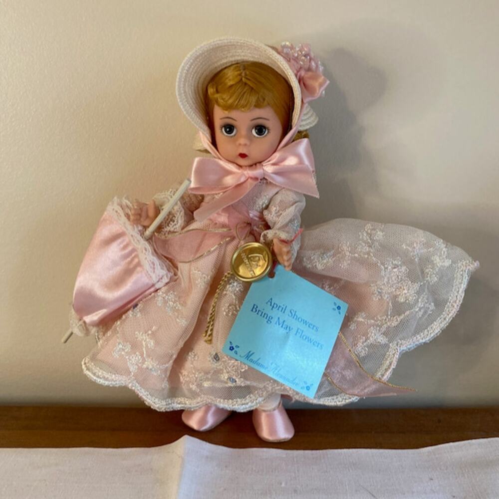 Vintage 90s Madame Alexander 8" April Showers Bring May Flowers #13480 (1998)